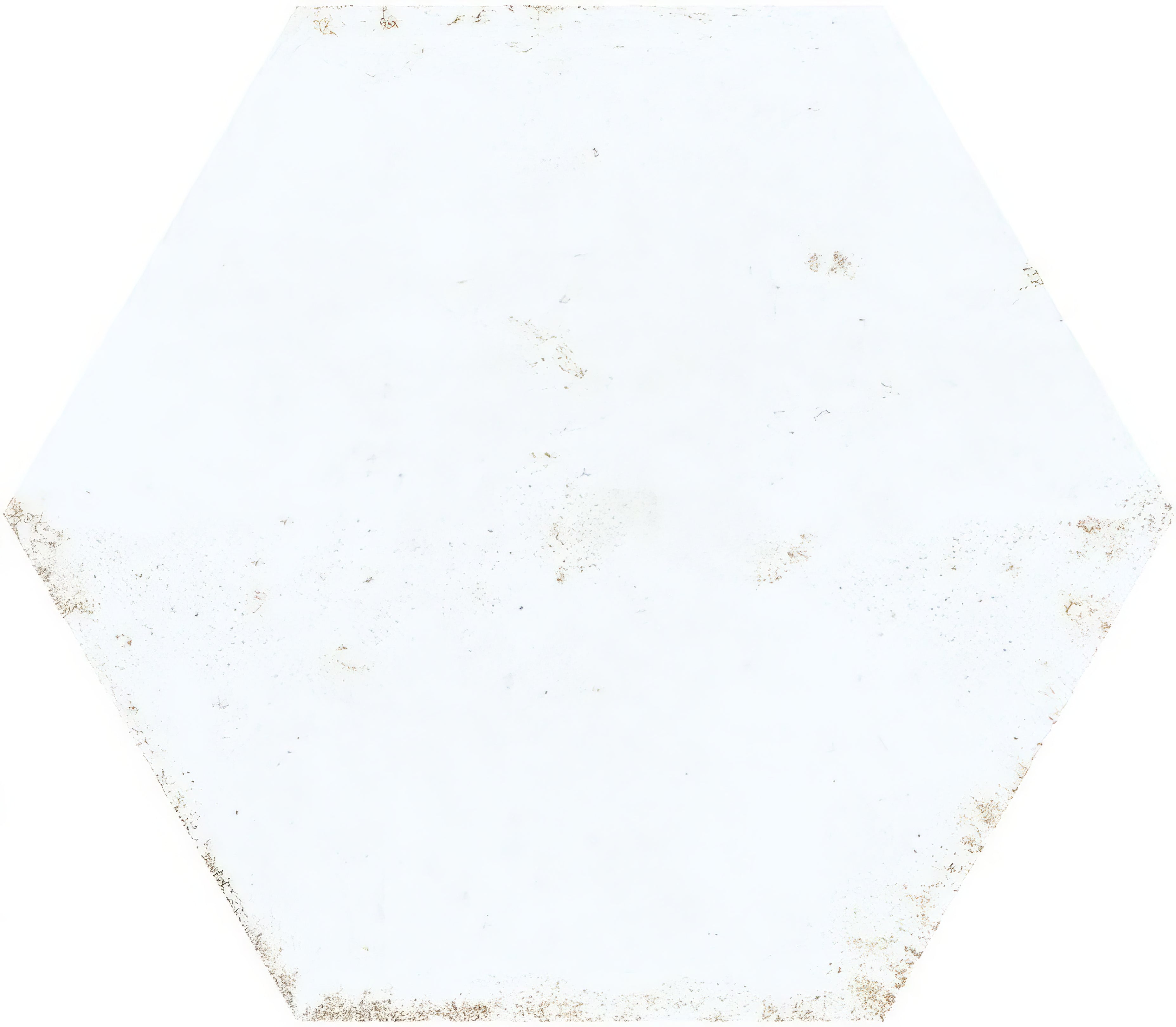 Hope White Hexagon Gloss Ceramic Wall - Hyperion Tiles