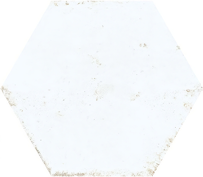 Hope White Hexagon Gloss Ceramic Wall - Hyperion Tiles