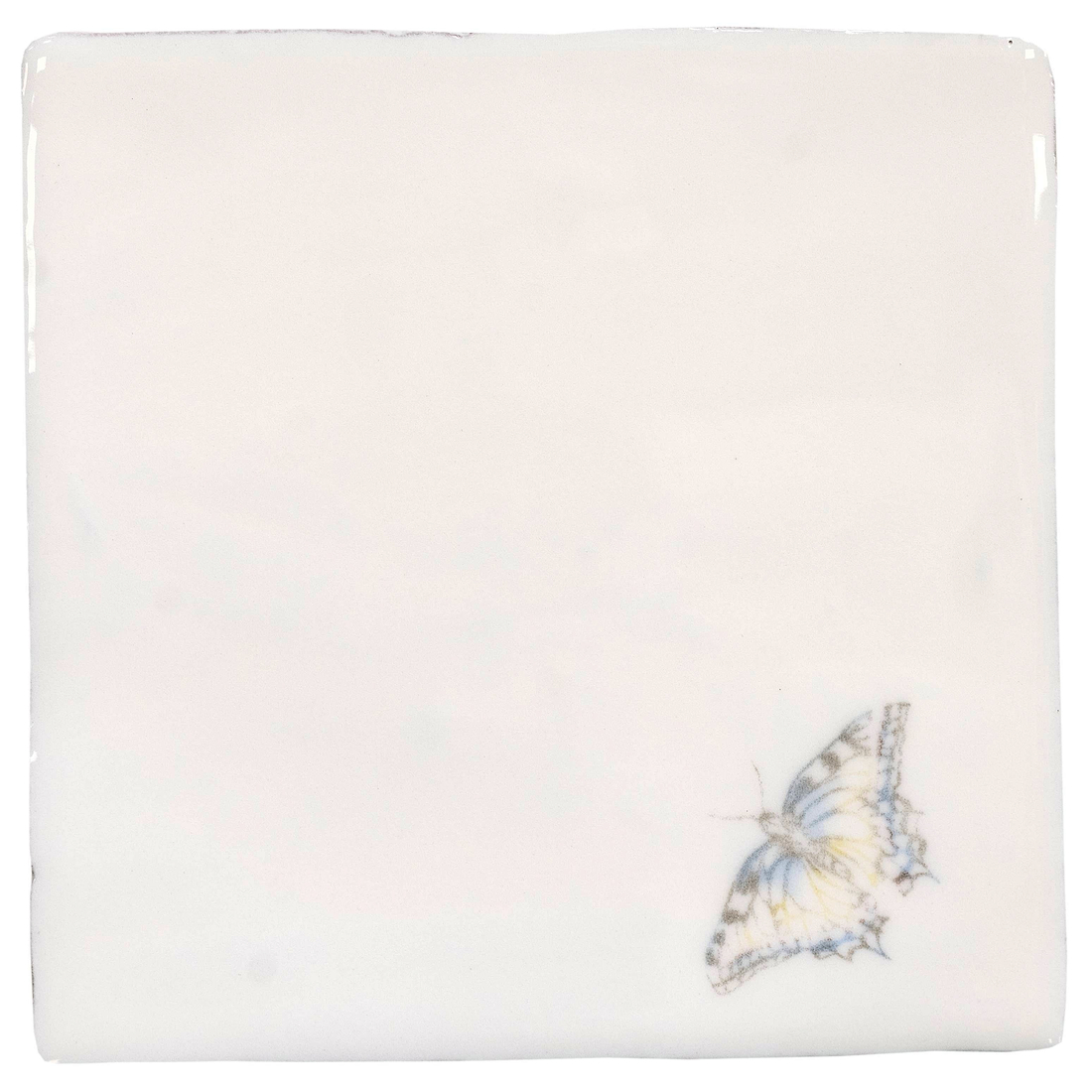 Indigo Swallowtail Pastel on Cotton - Hyperion Tiles