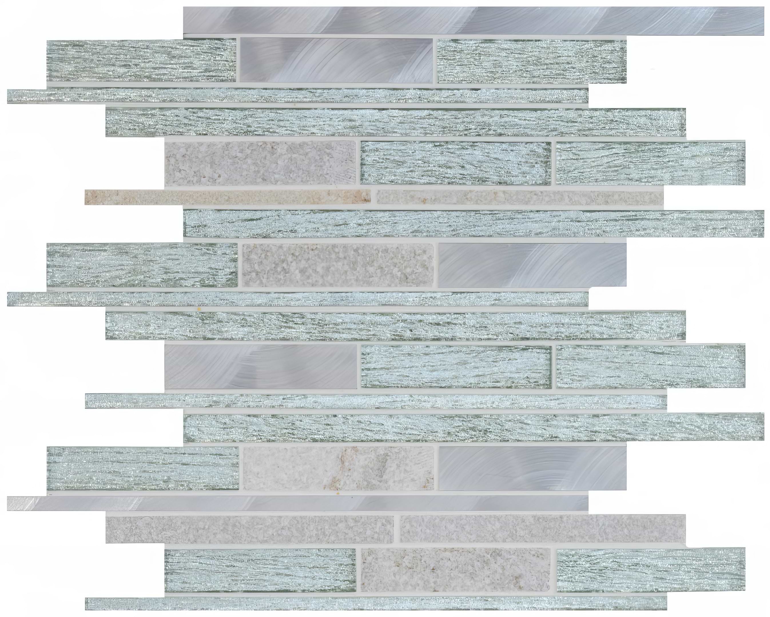 Khalifa Linear Mixed Mosaic - Hyperion Tiles