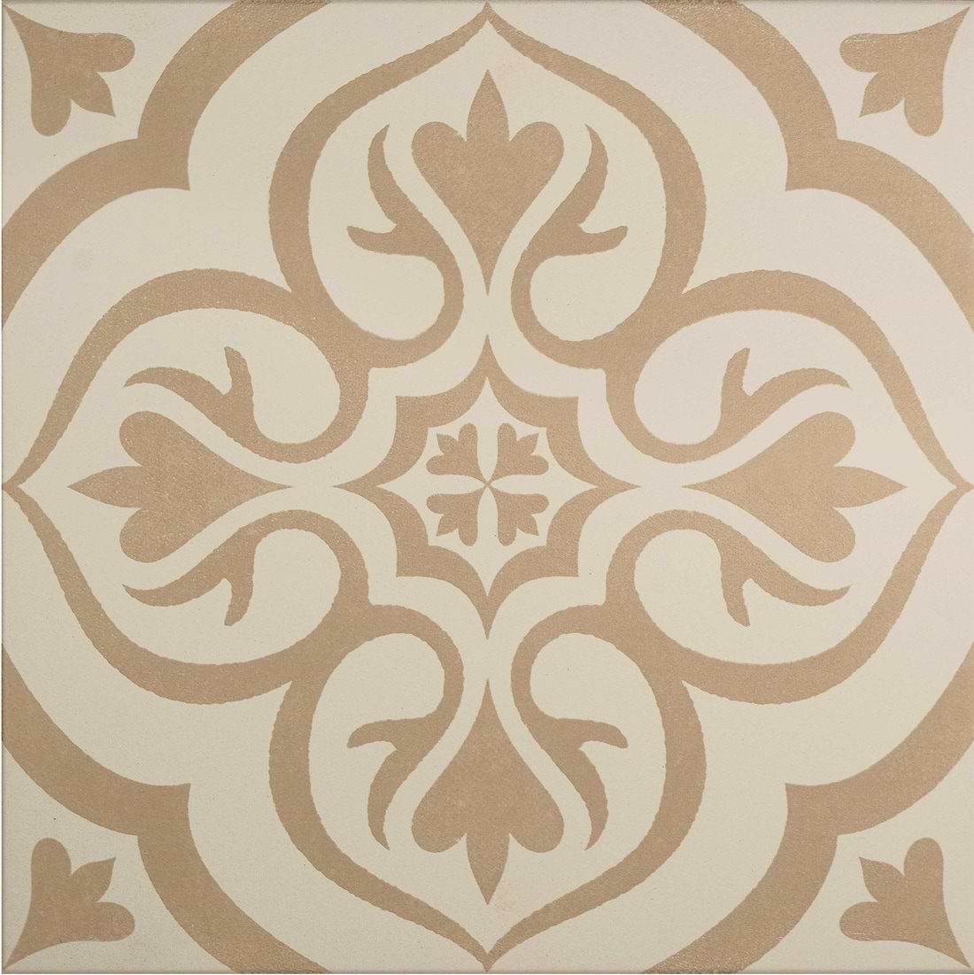 Knightshayes Taupe on Chalk - Hyperion Tiles