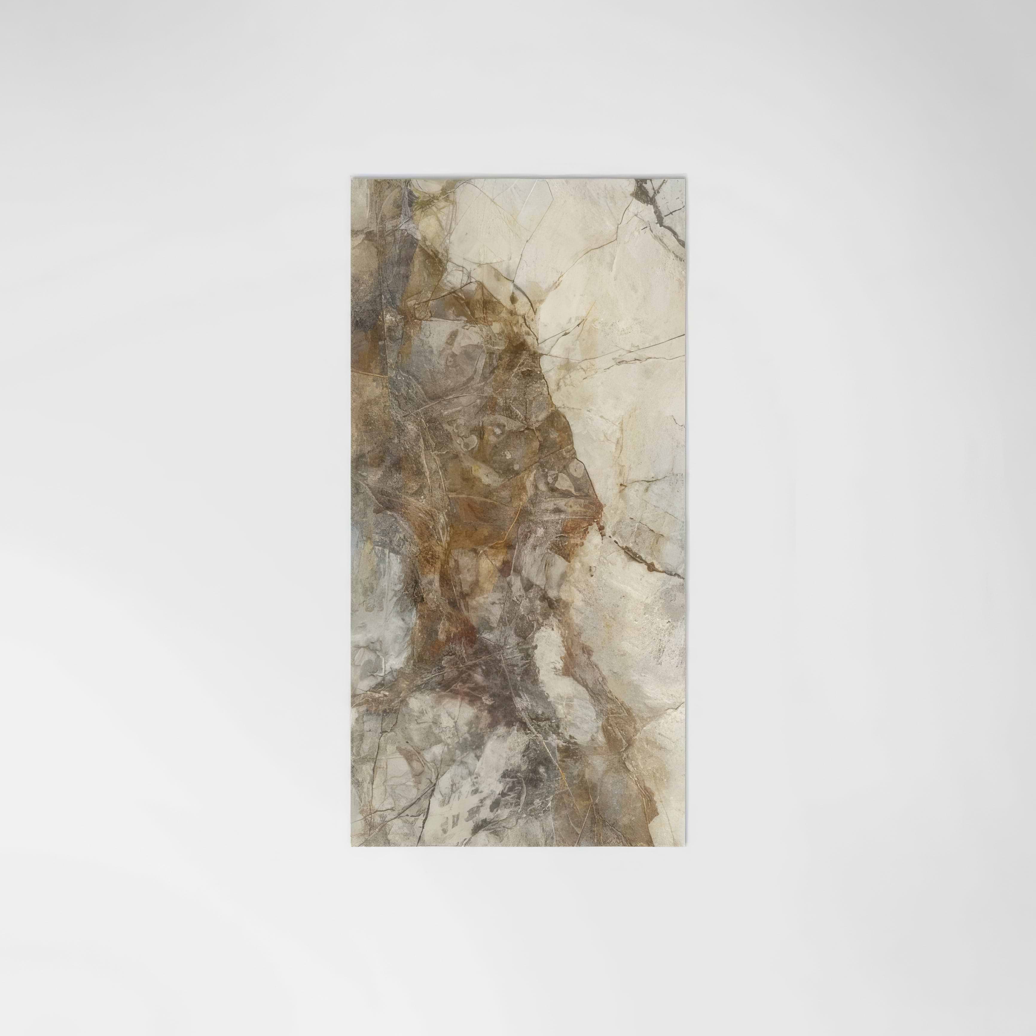 Mirrored Marble Gold Porcelain Bookmatched By Hyperion Tiles