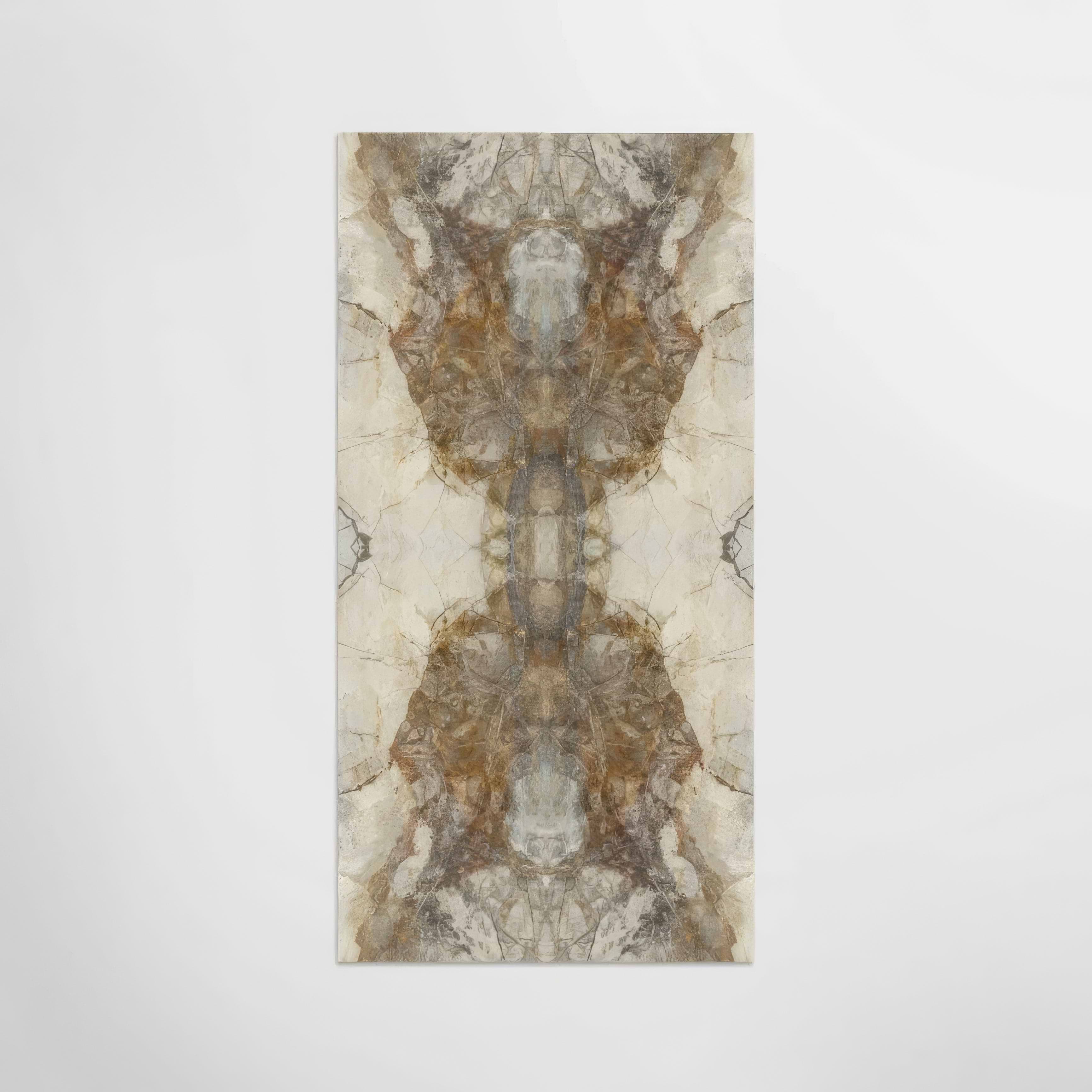 Mirrored Marble Gold Porcelain Bookmatched By Hyperion Tiles