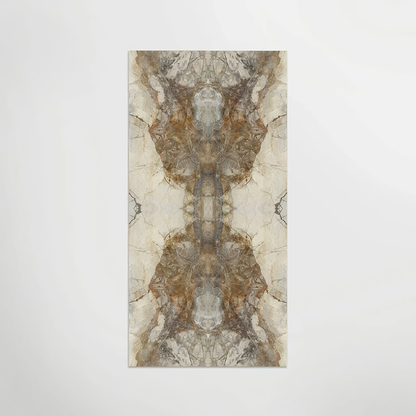Mirrored Marble Gold Porcelain Bookmatched By Hyperion Tiles