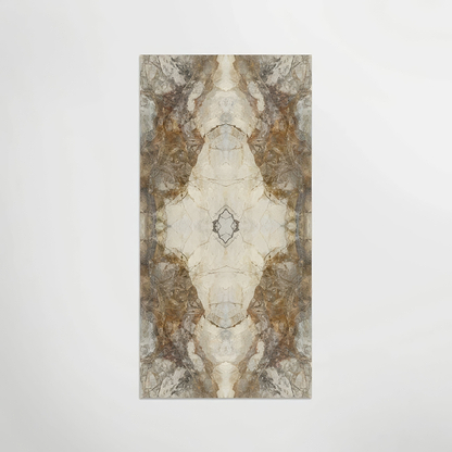 Mirrored Marble Gold Porcelain Bookmatched By Hyperion Tiles