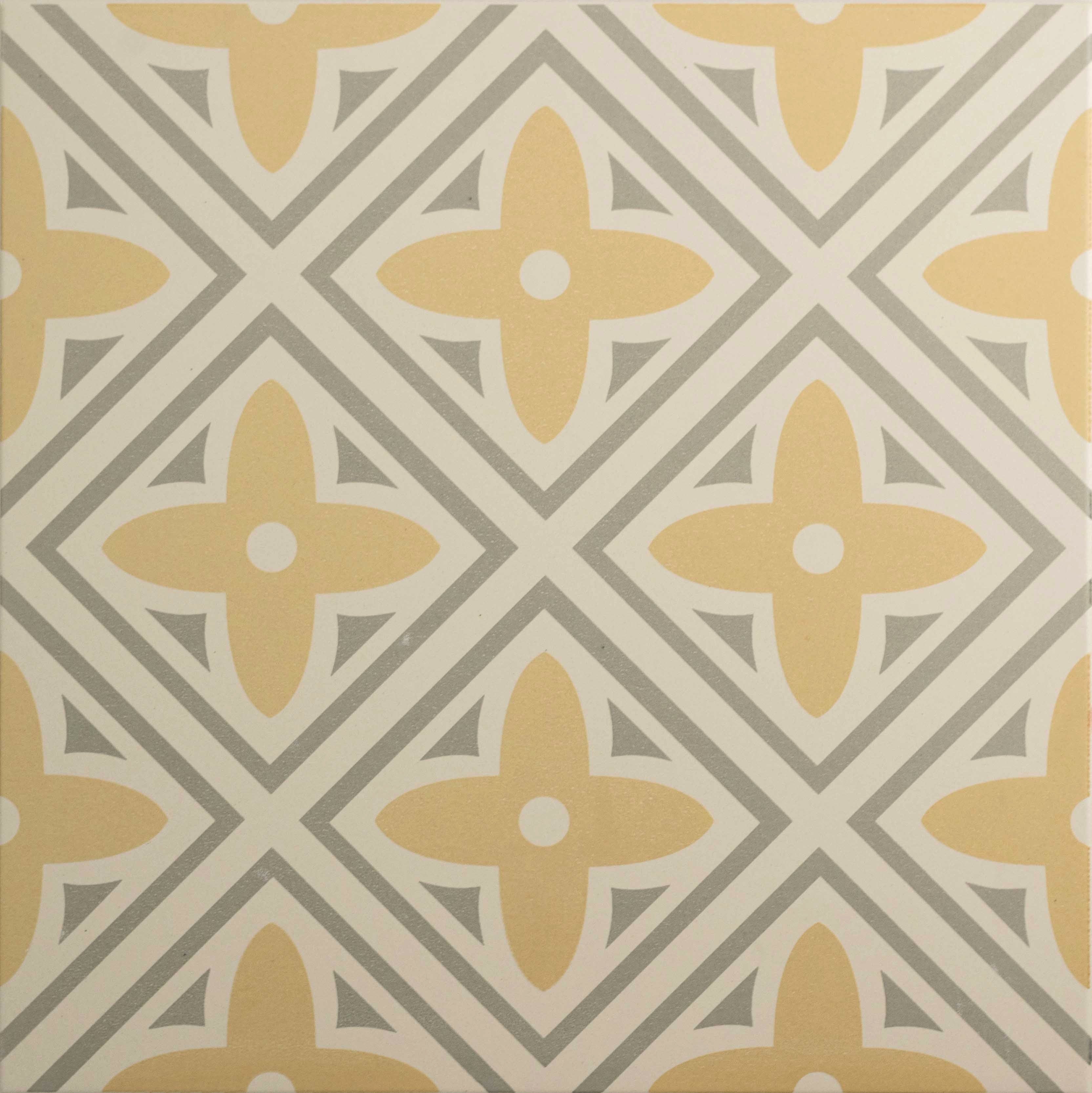 Leigh Yellow On Chalk - Hyperion Tiles