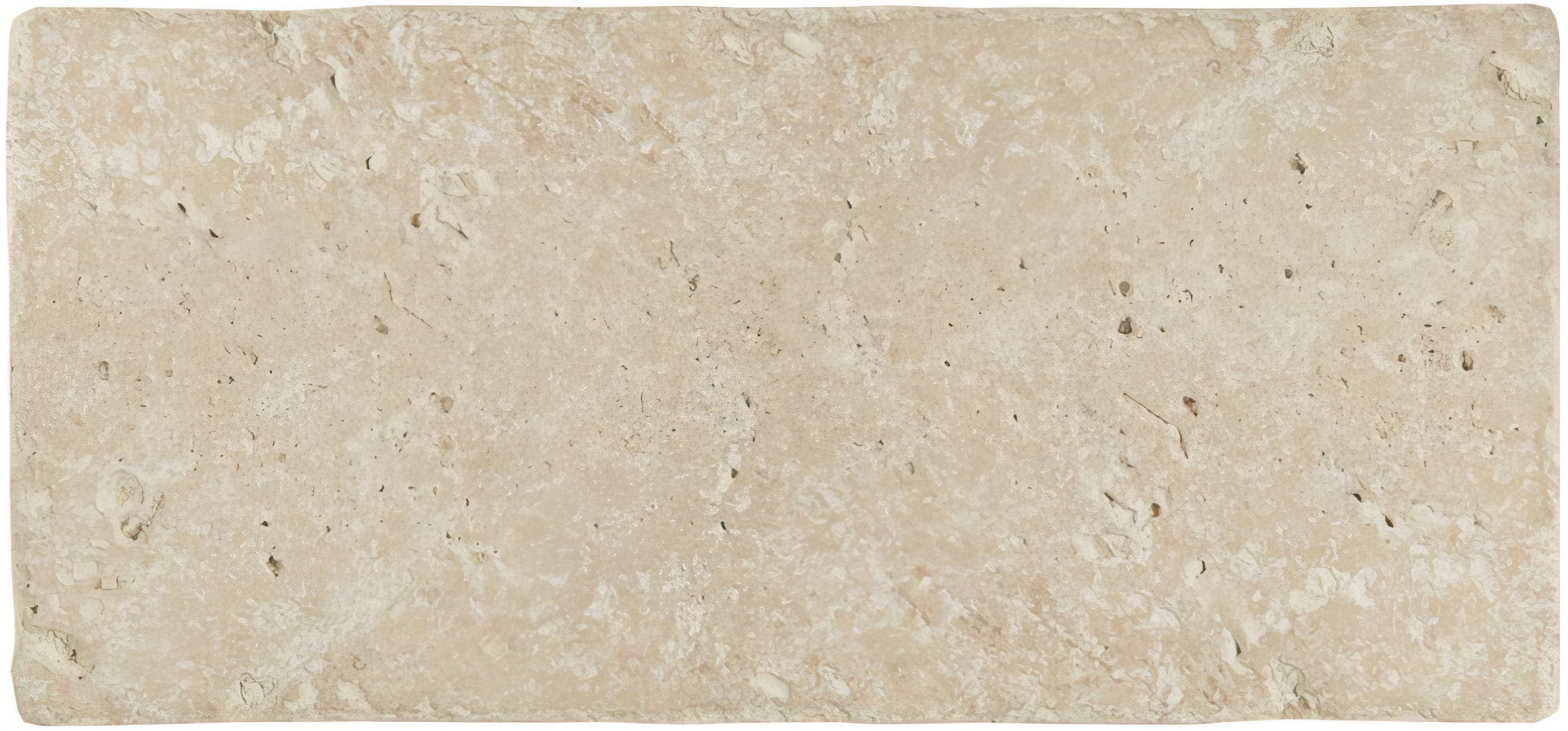 Levantine Ivory Unfilled & Tumbled Travertine 406 x 203mm - Hyperion Tiles
