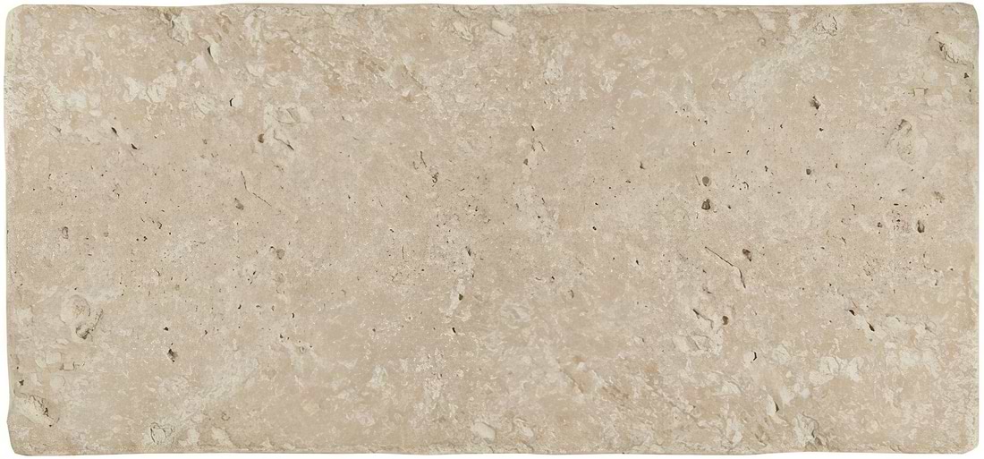 Levantine Ivory Unfilled &amp; Tumbled Travertine 610 x 406mm - Hyperion Tiles
