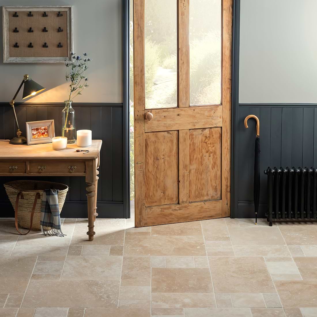 Levantine Ivory Unfilled &amp; Tumbled Travertine 305 x 100mm - Hyperion Tiles