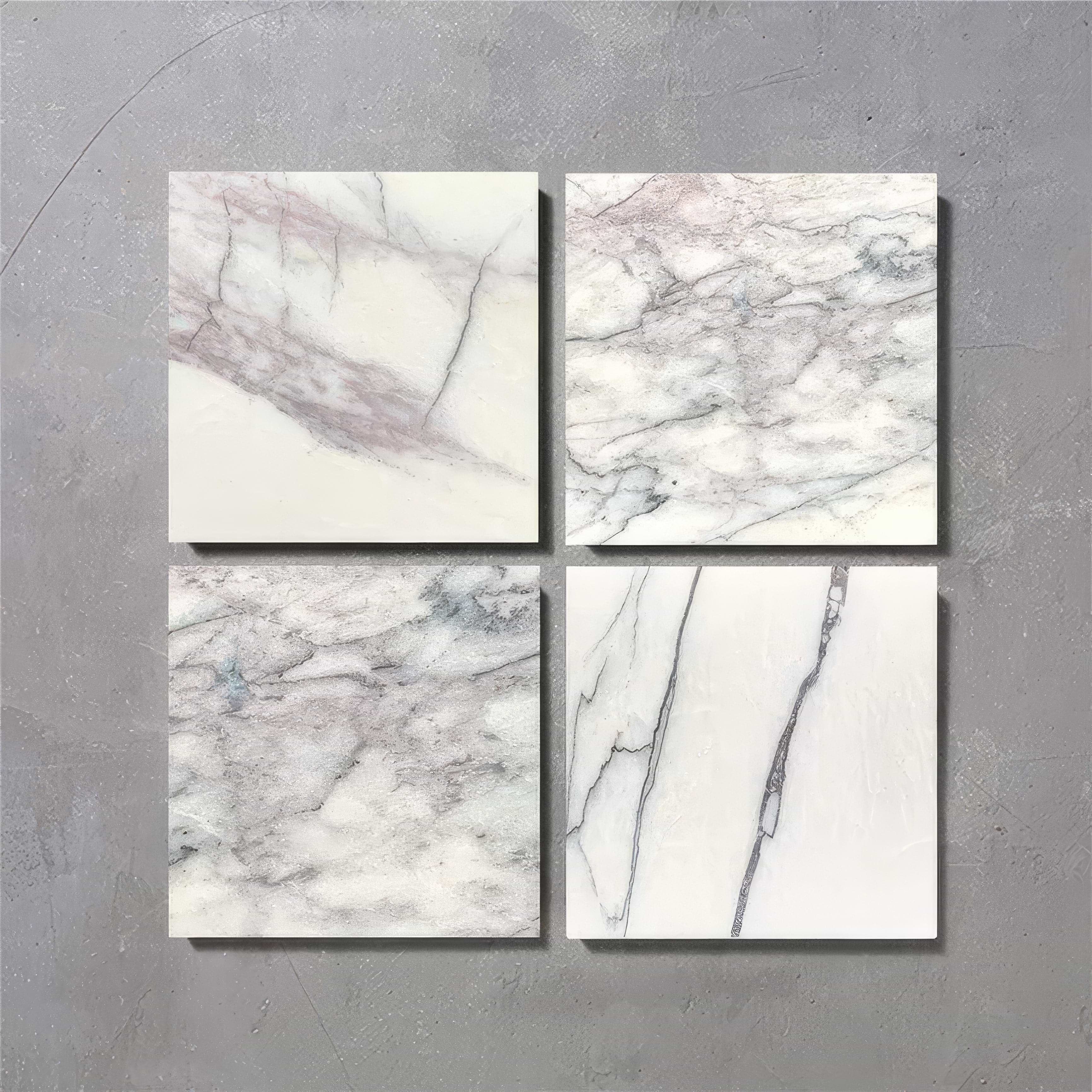 Lilac Veined Honed Marble - Hyperion Tiles