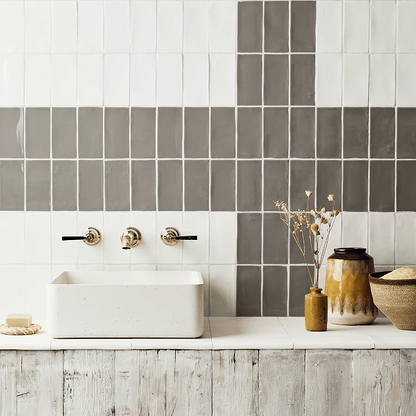 Limestone Glazed Metro Tile - Hyperion Tiles