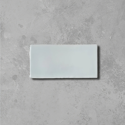 Little Greene Aquamarine Pale Glazed Rectangle Tile - Hyperion Tiles