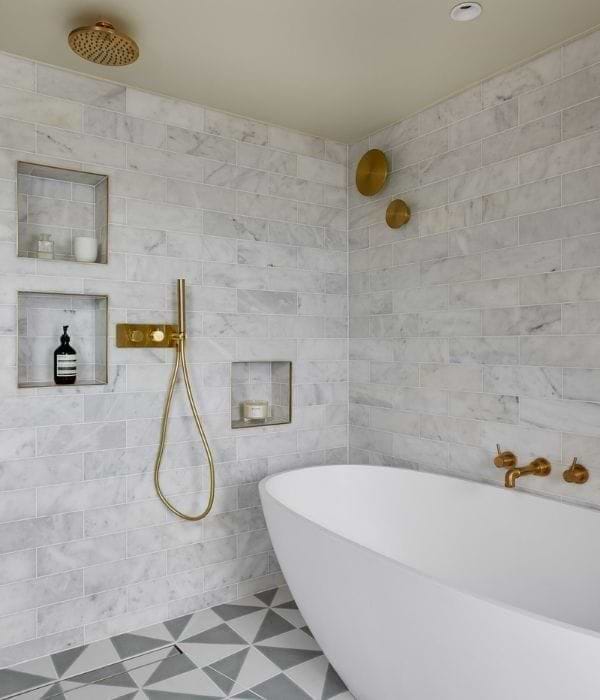 Long Island Marble Brick Honed Finish
