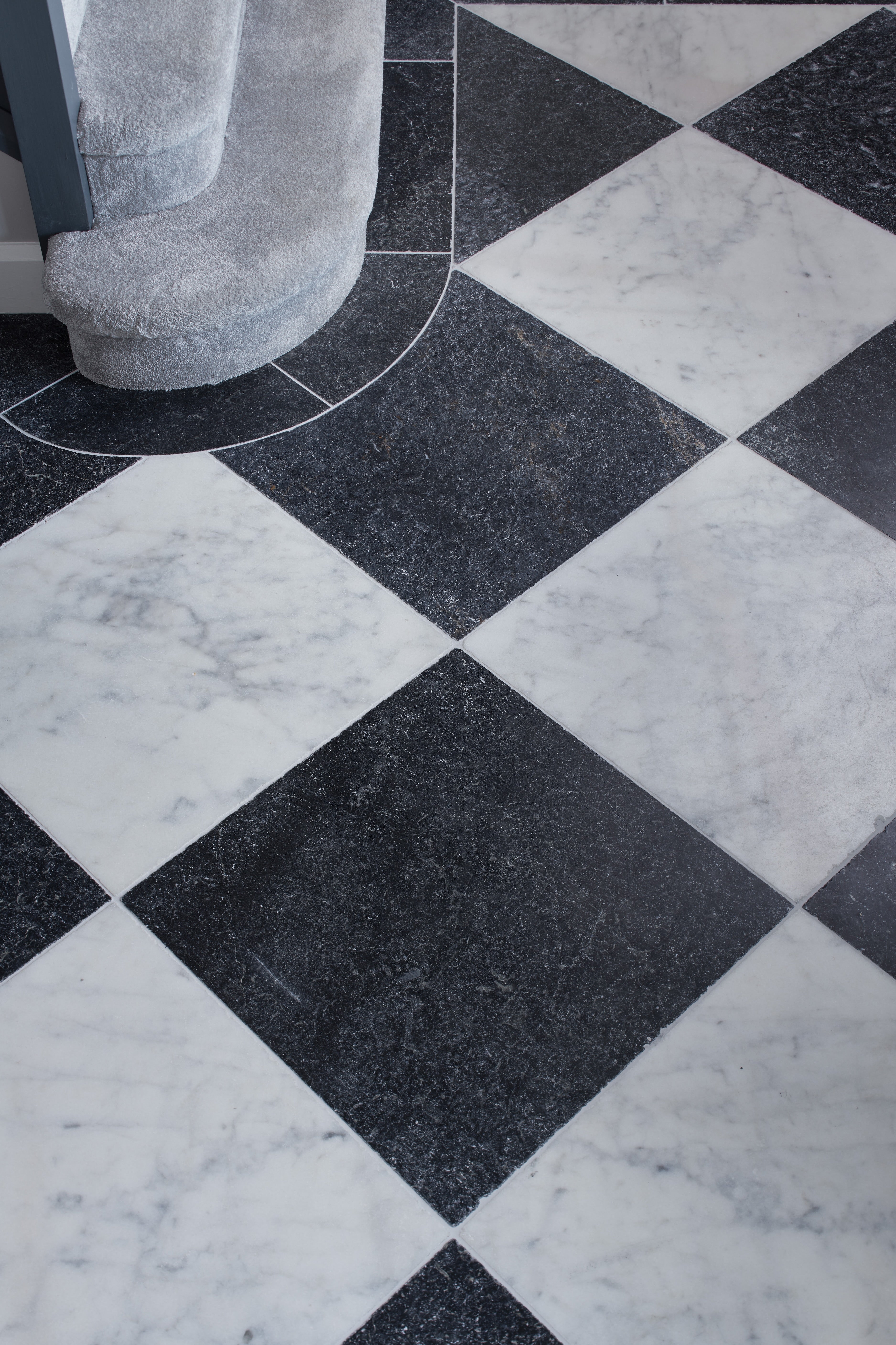 Long Island Marble Tumbled Finish 40.6 x 40.6cm by Hyperion Tiles