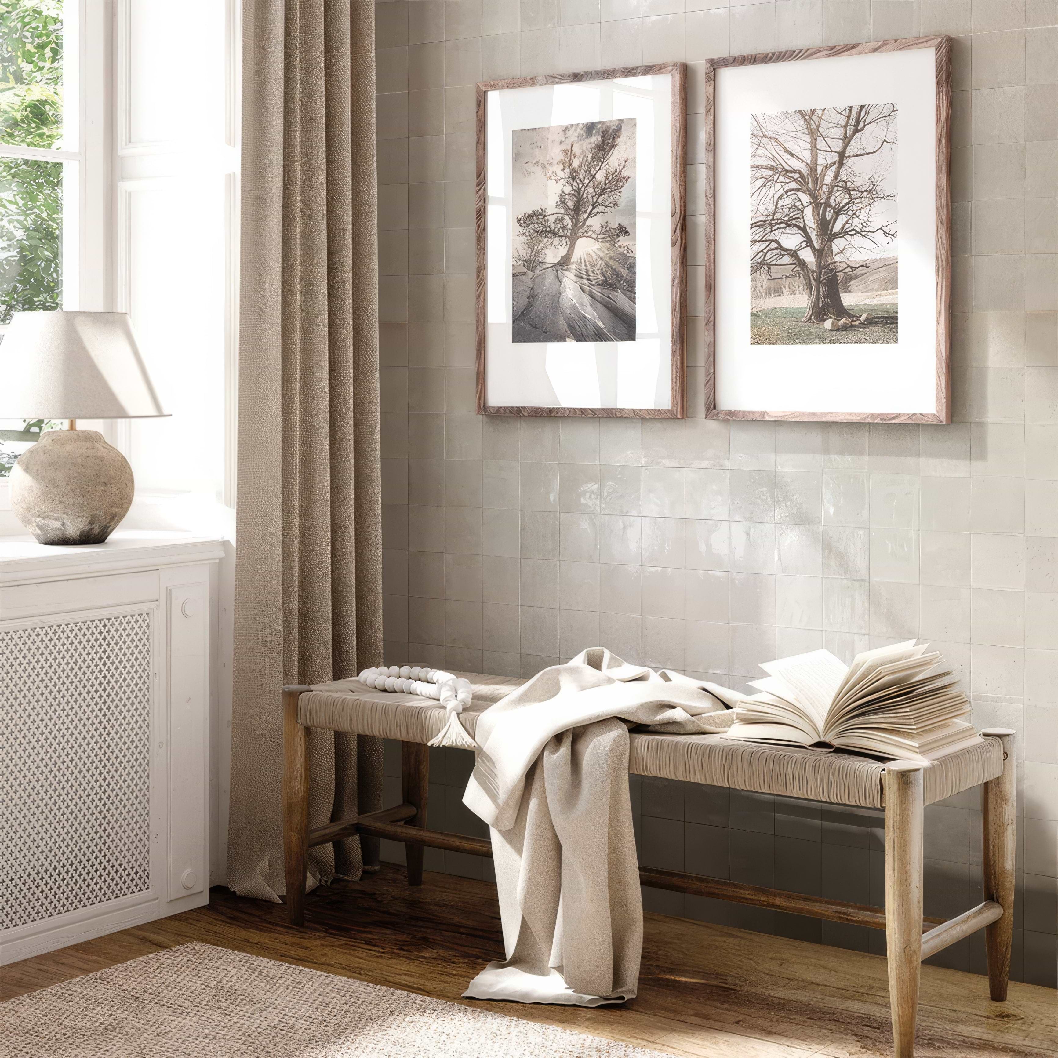 Salt White Ceramic Zellige By Hyperion Tiles