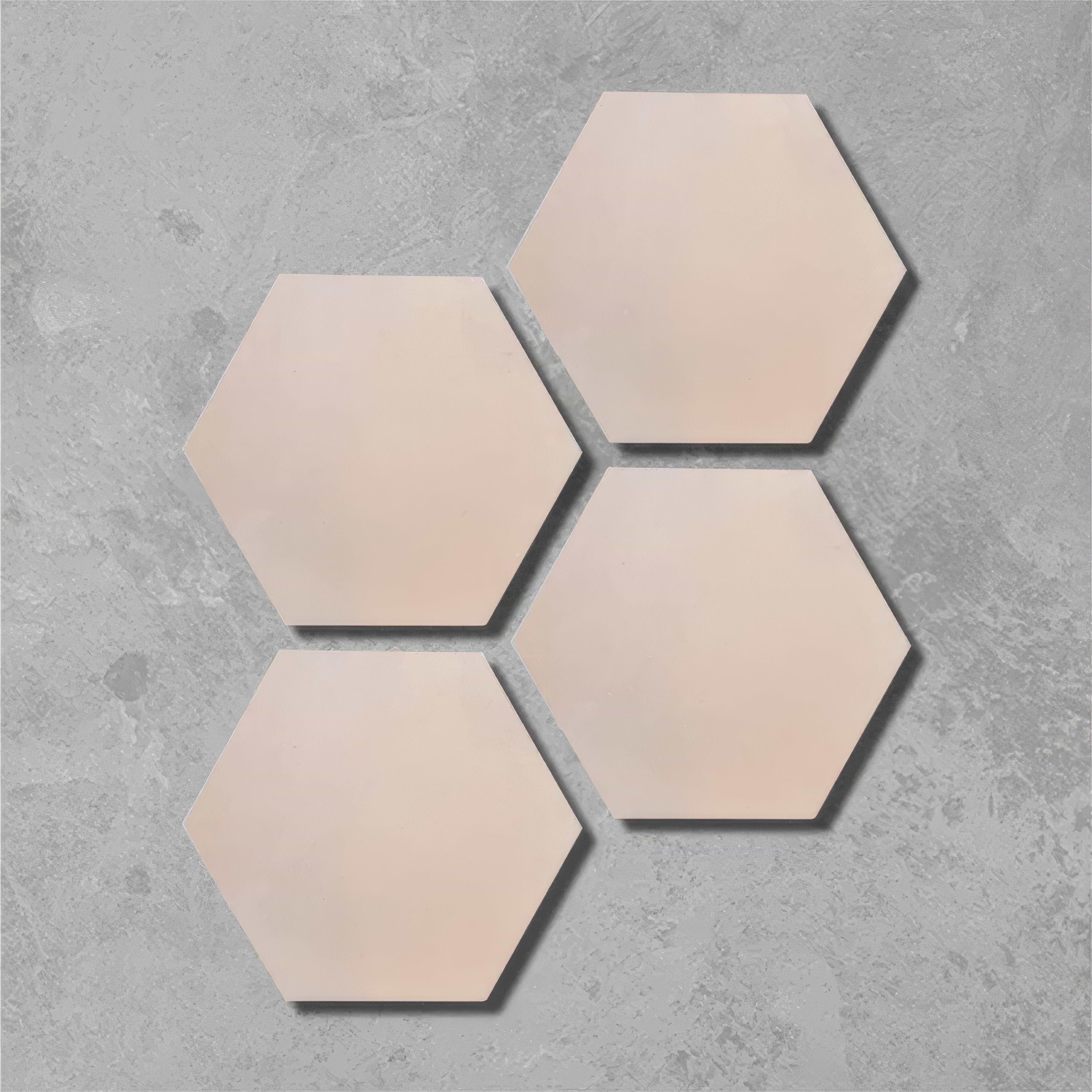 Mandarin Orange Hexagonal Tile - Hyperion Tiles