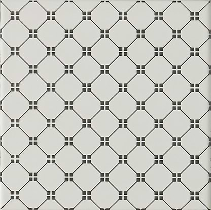 Marquee Grey on Brilliant White - Hyperion Tiles