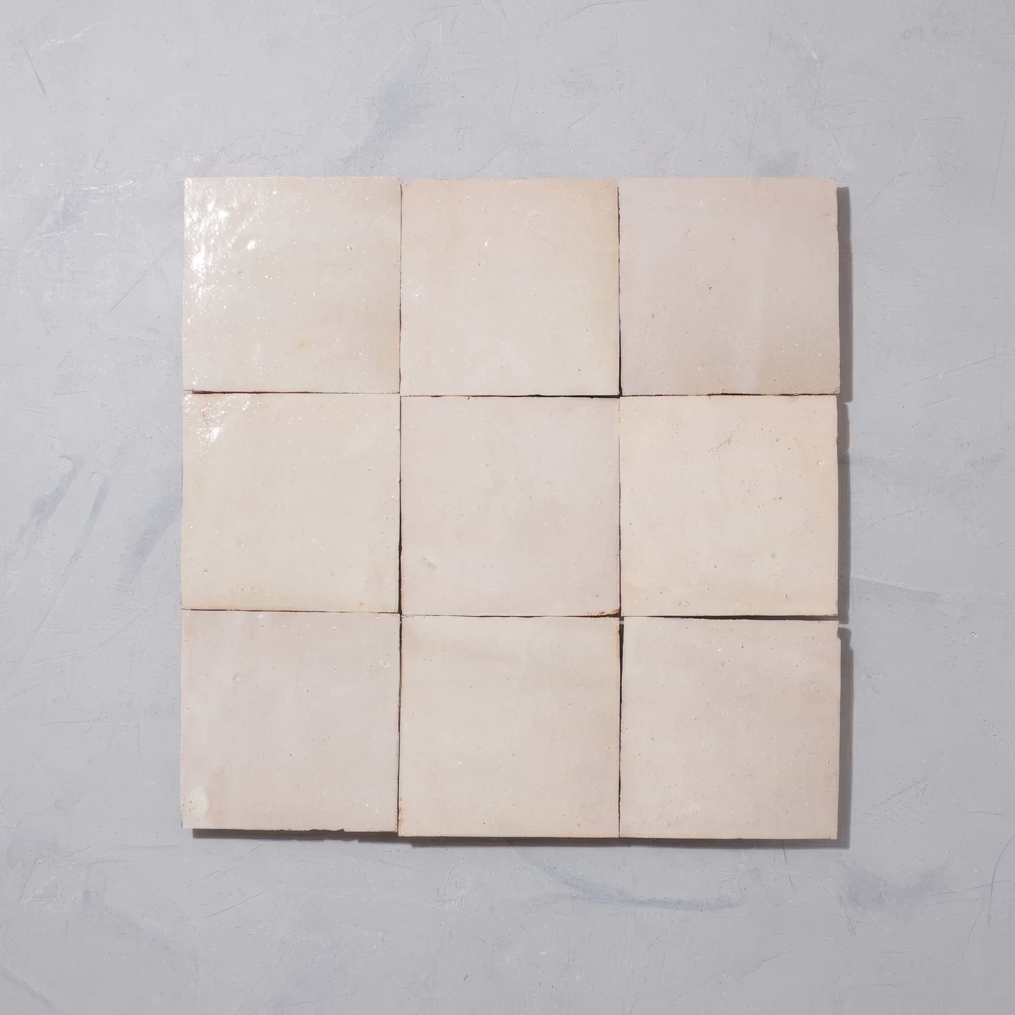 Marrakesh Cloudy White Zillige - Hyperion Tiles