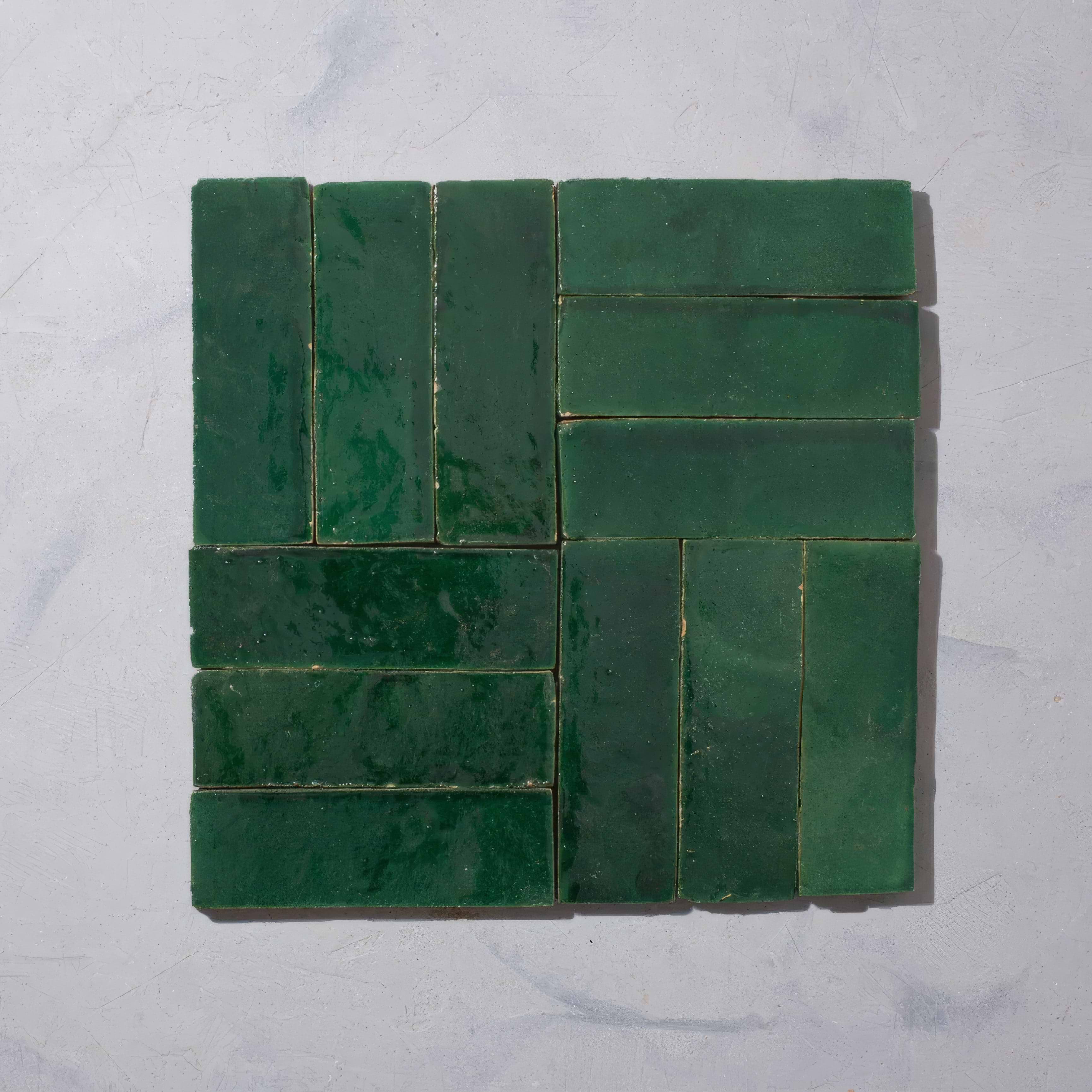 Marrakesh Moss Green Bejmat - Hyperion Tiles
