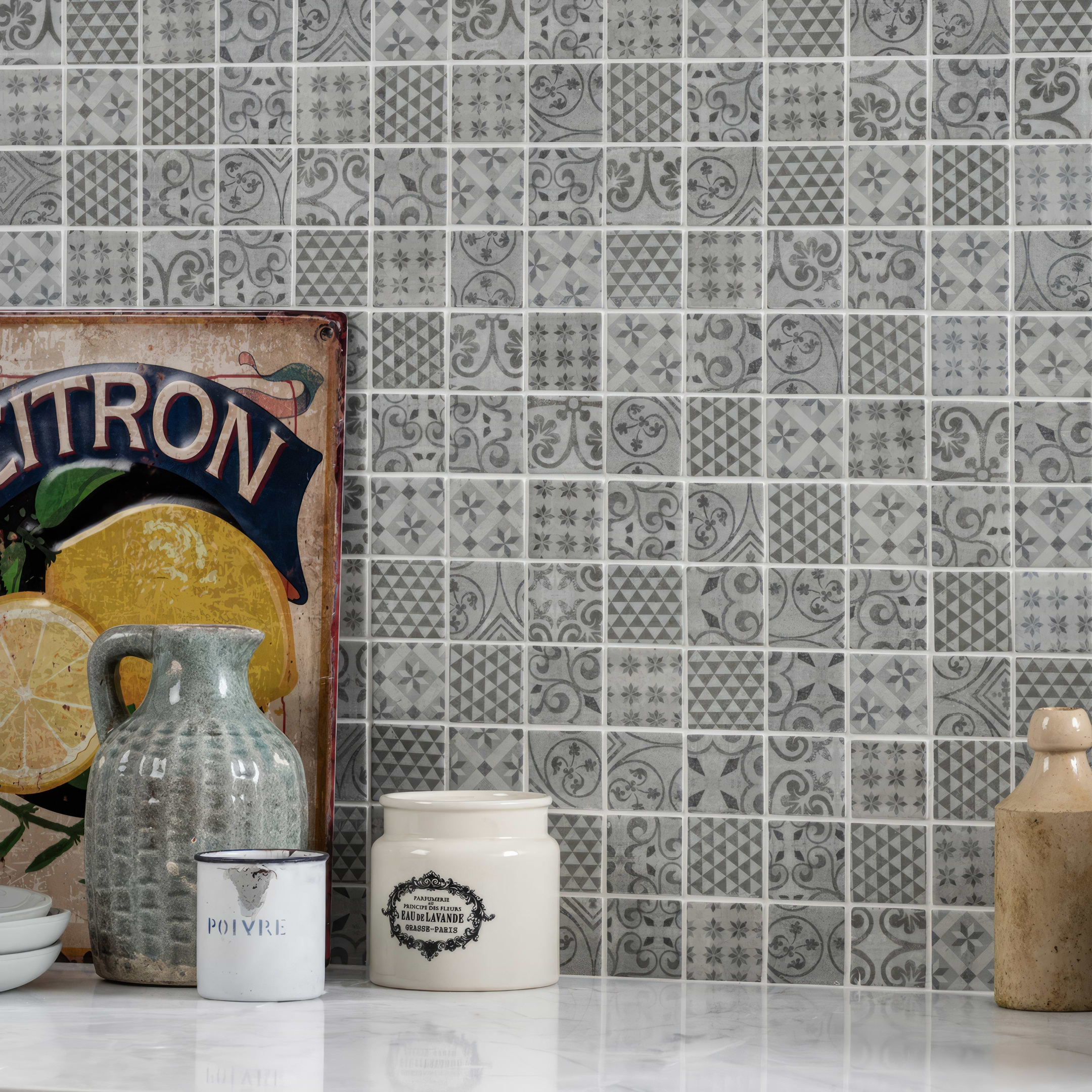 Medine Patterned Mosaic - Hyperion Tiles