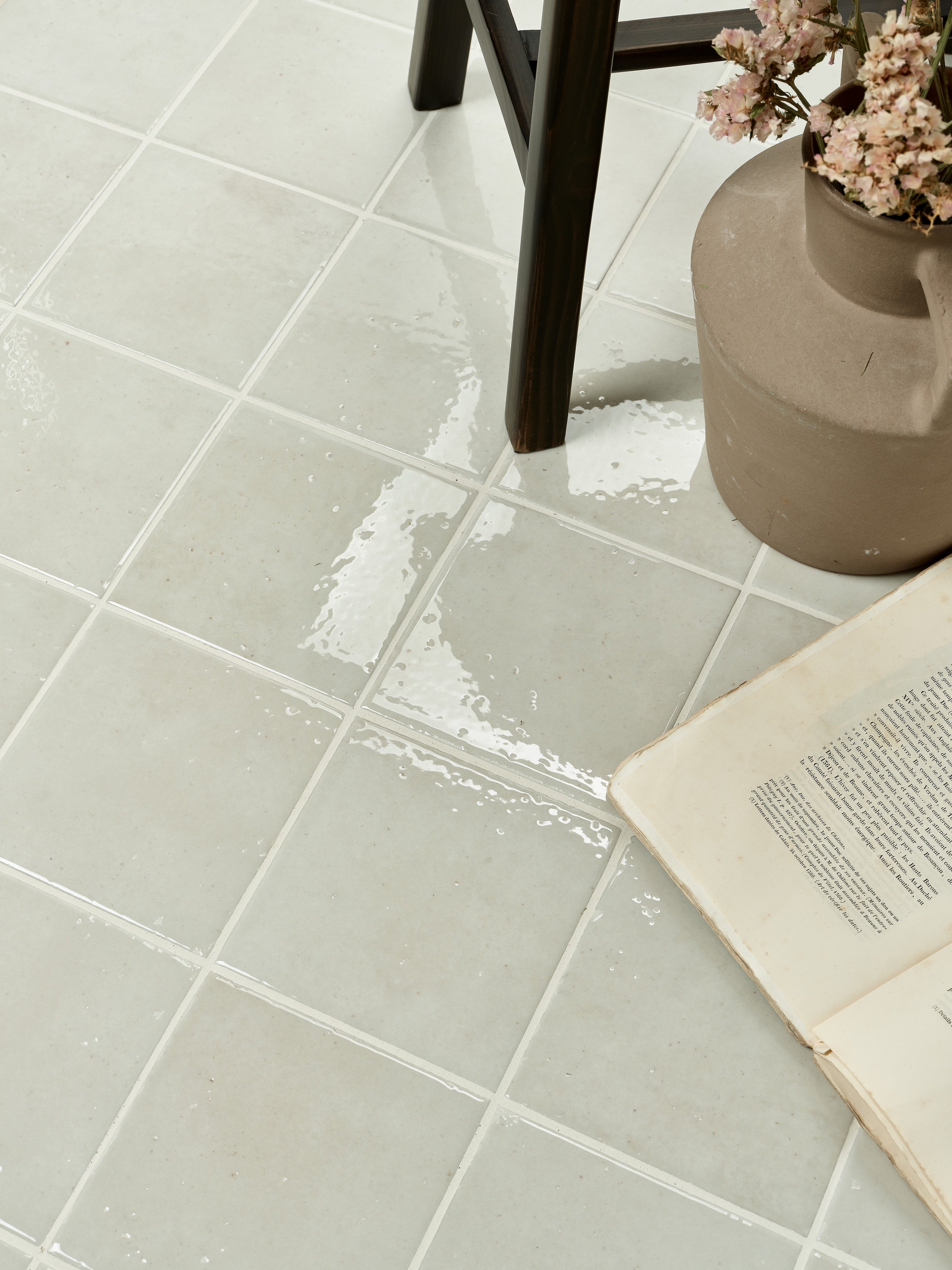 Menara White Porcelain Gloss By Hyperion Tiles
