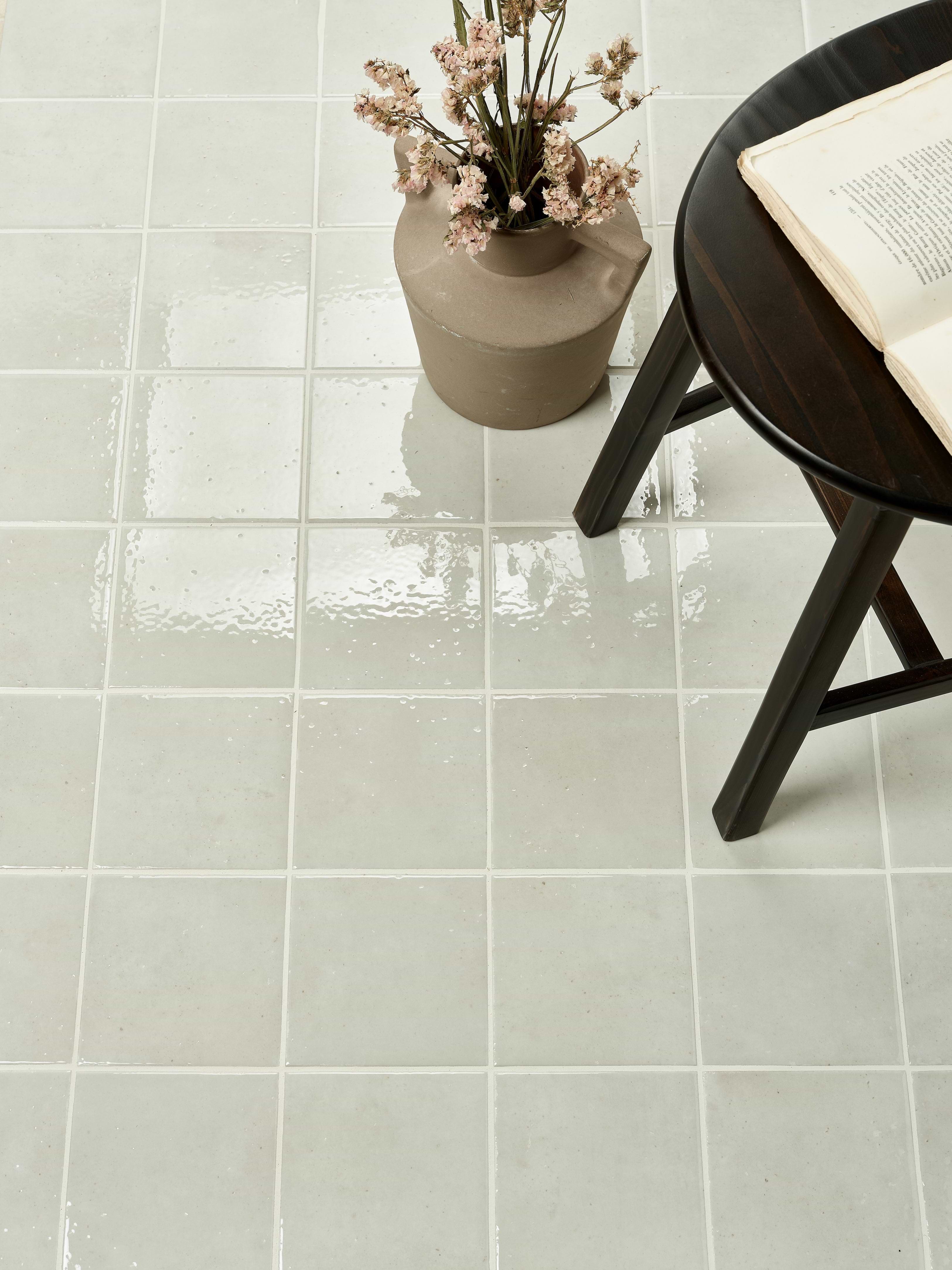 Menara White Porcelain Gloss By Hyperion Tiles