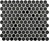 Mini Black Mixed Hexagon - Hyperion Tiles