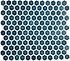 Mini Blue Gloss Hexagon - Hyperion Tiles