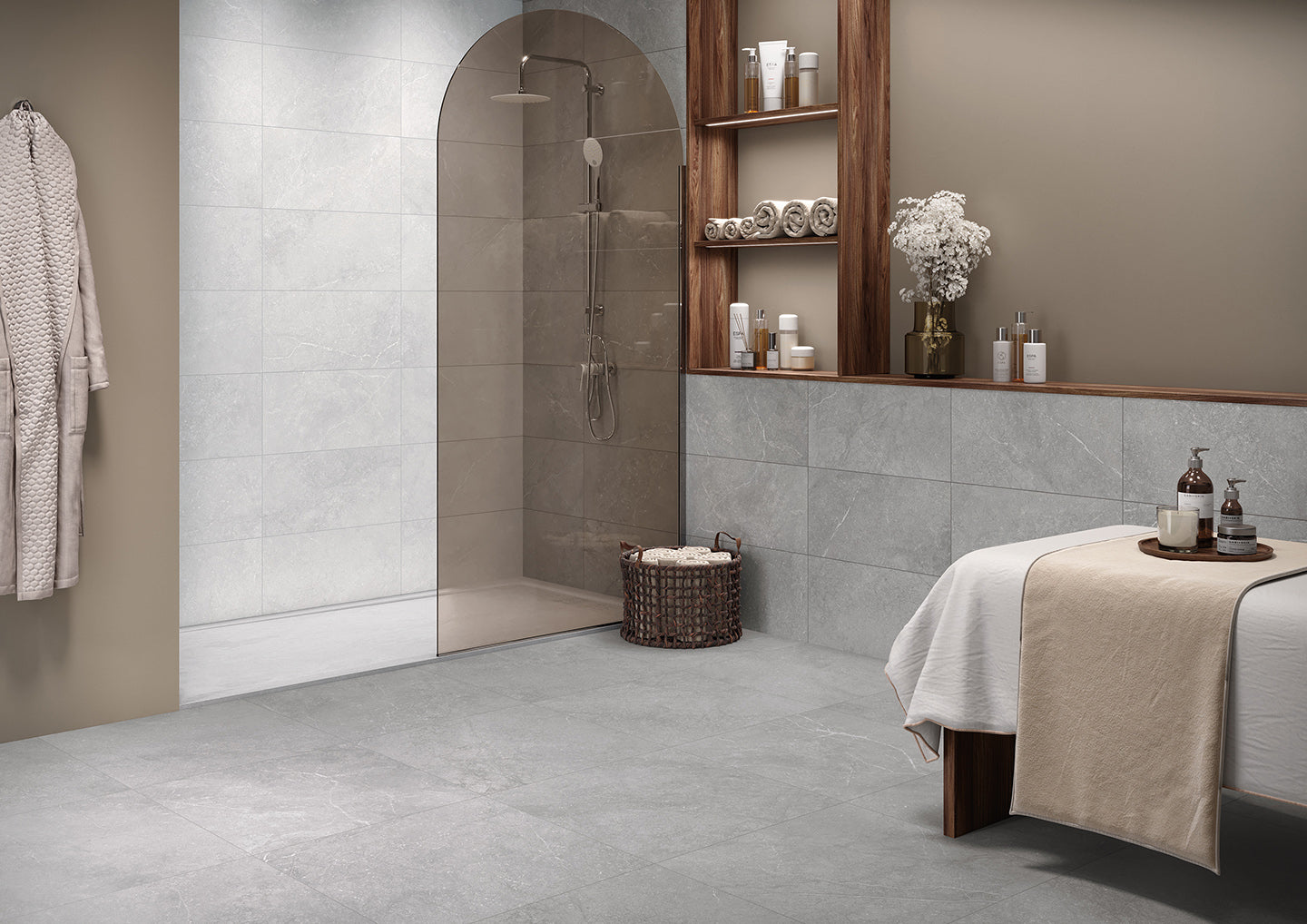 Munich White 30 x 60cm - Minoli Tiles - Hyperion Tiles