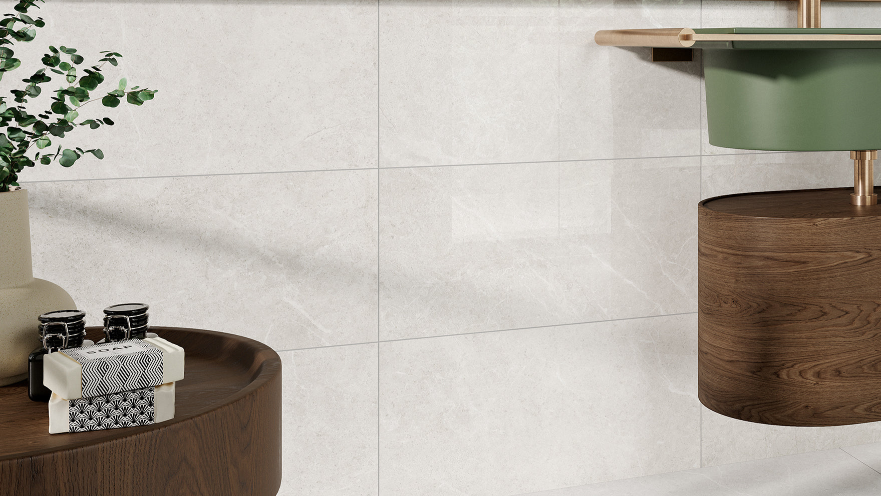 Capitol White Polished - Minoli Tiles - Hyperion Tiles