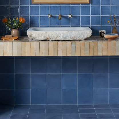 Navy Square Tile - Hyperion Tiles