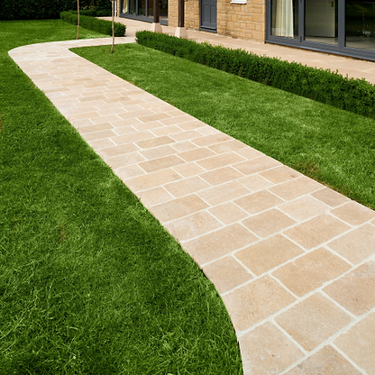 Buscot Limestone Cobble Tumbled & Etched Finish By Hyperion Tiles