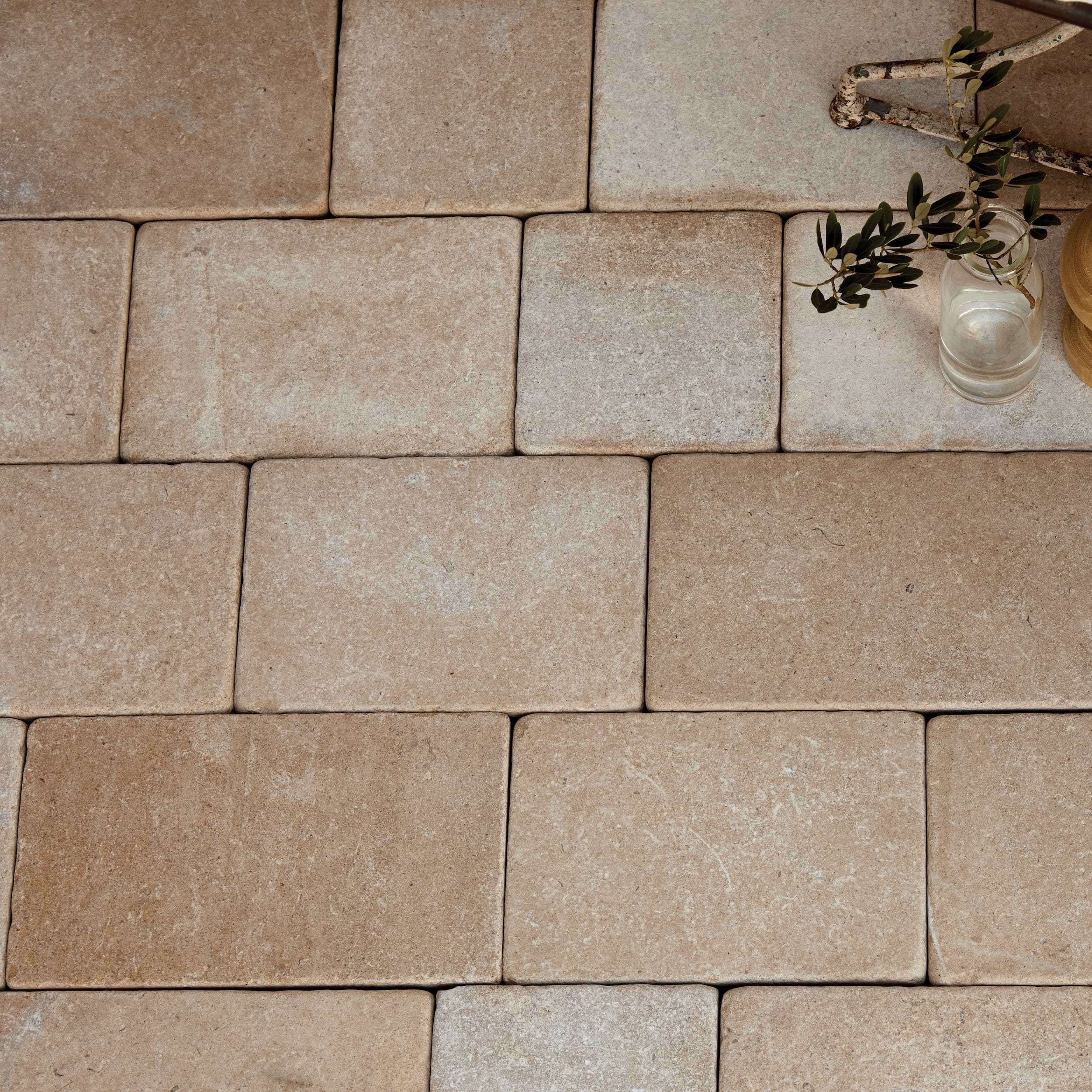 Buscot Limestone Cobble Tumbled & Etched Finish By Hyperion Tiles