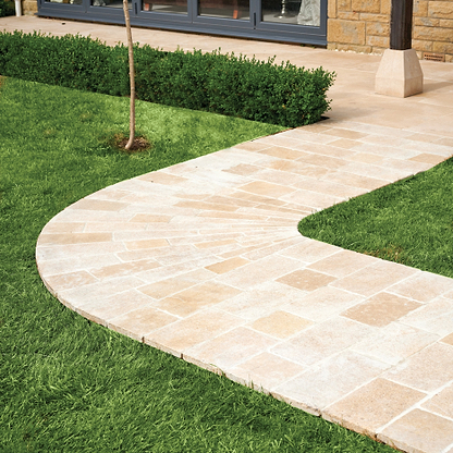 Buscot Limestone Cobble Tumbled & Etched Finish By Hyperion Tiles