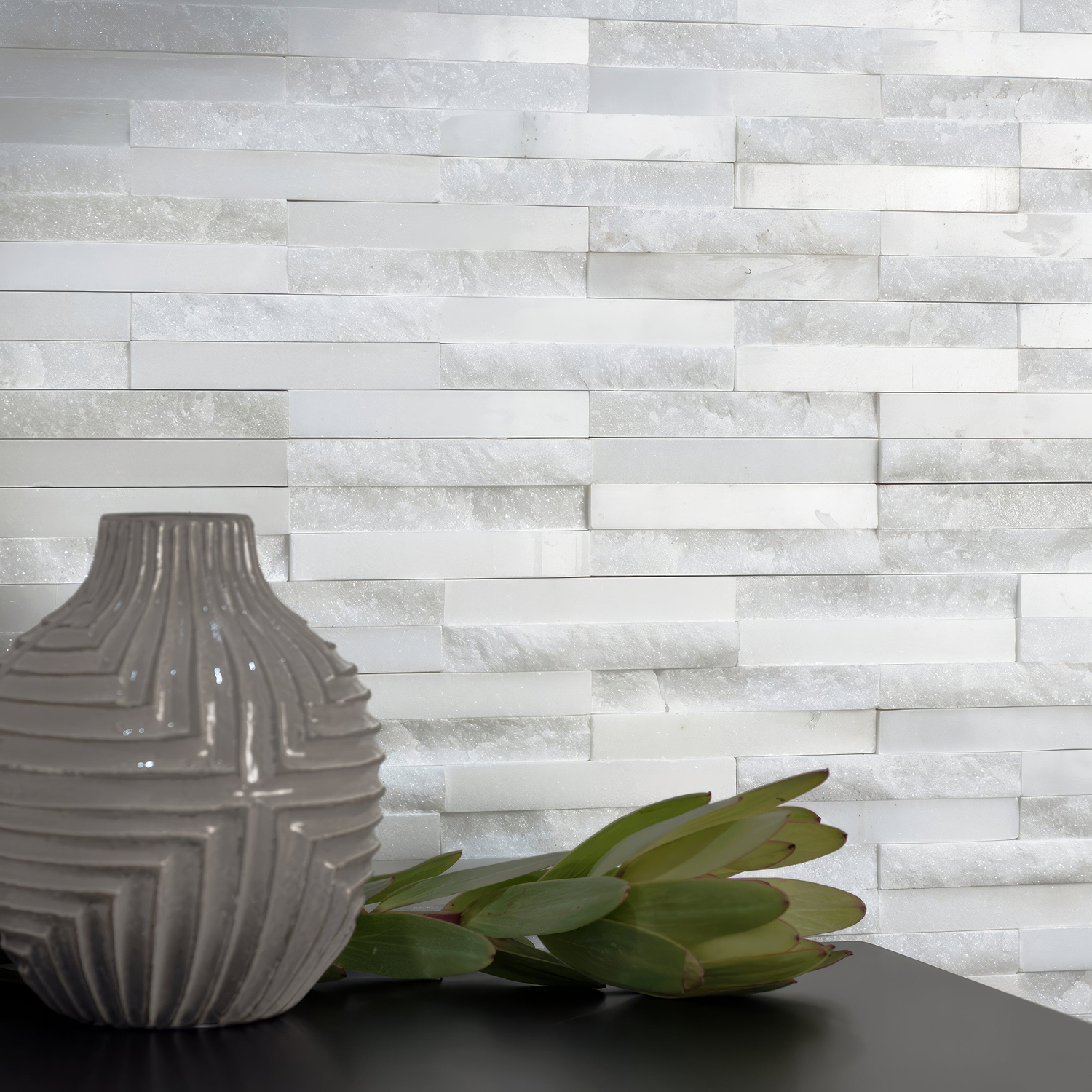 Neve Linear Stone Mosaic - Hyperion Tiles