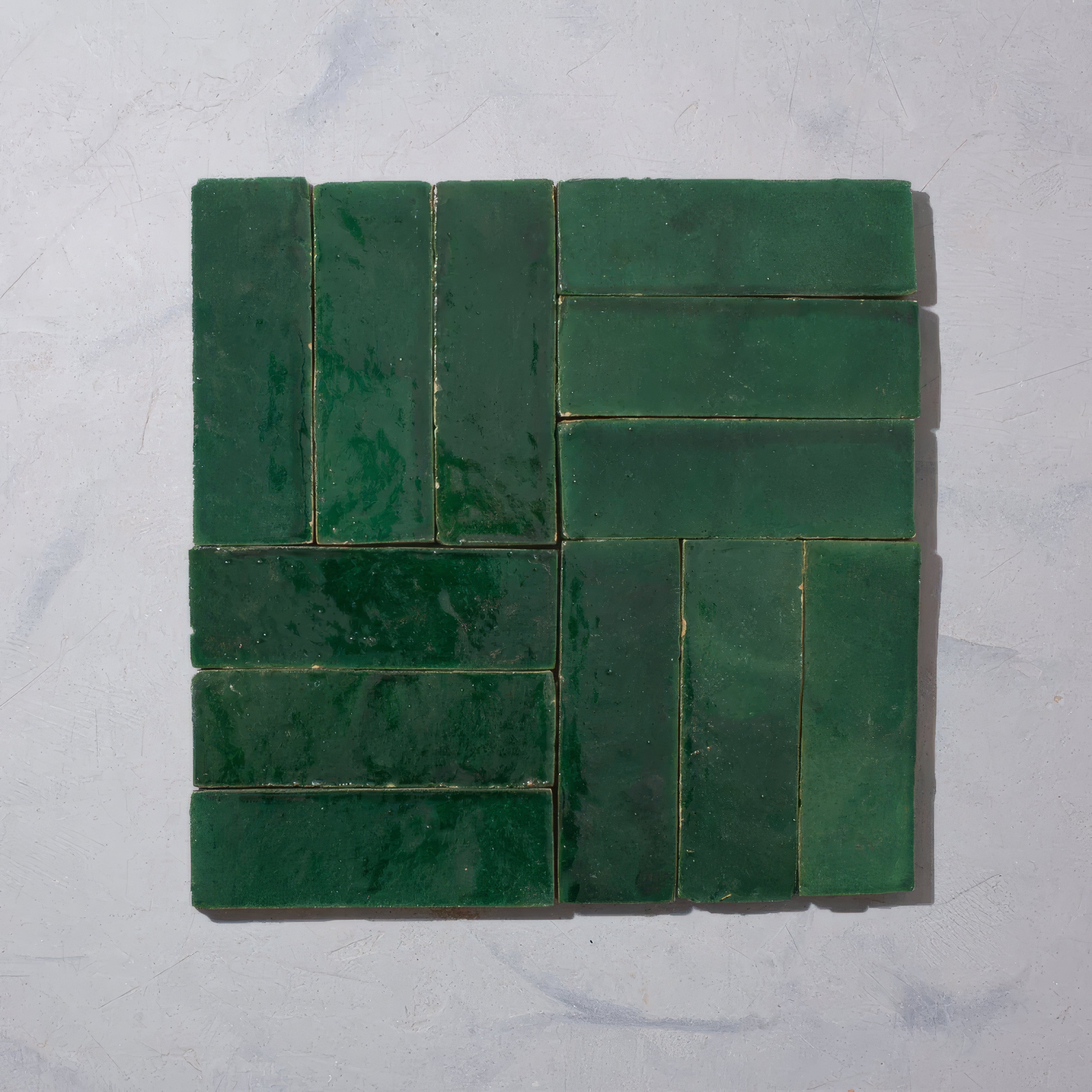 Medina Moss Green Bejmat By Hyperion Tiles