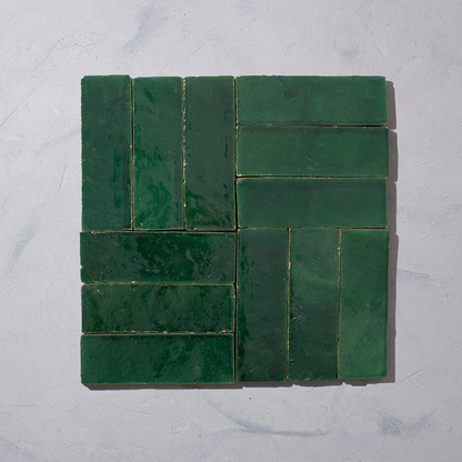 Medina Moss Green Bejmat By Hyperion Tiles