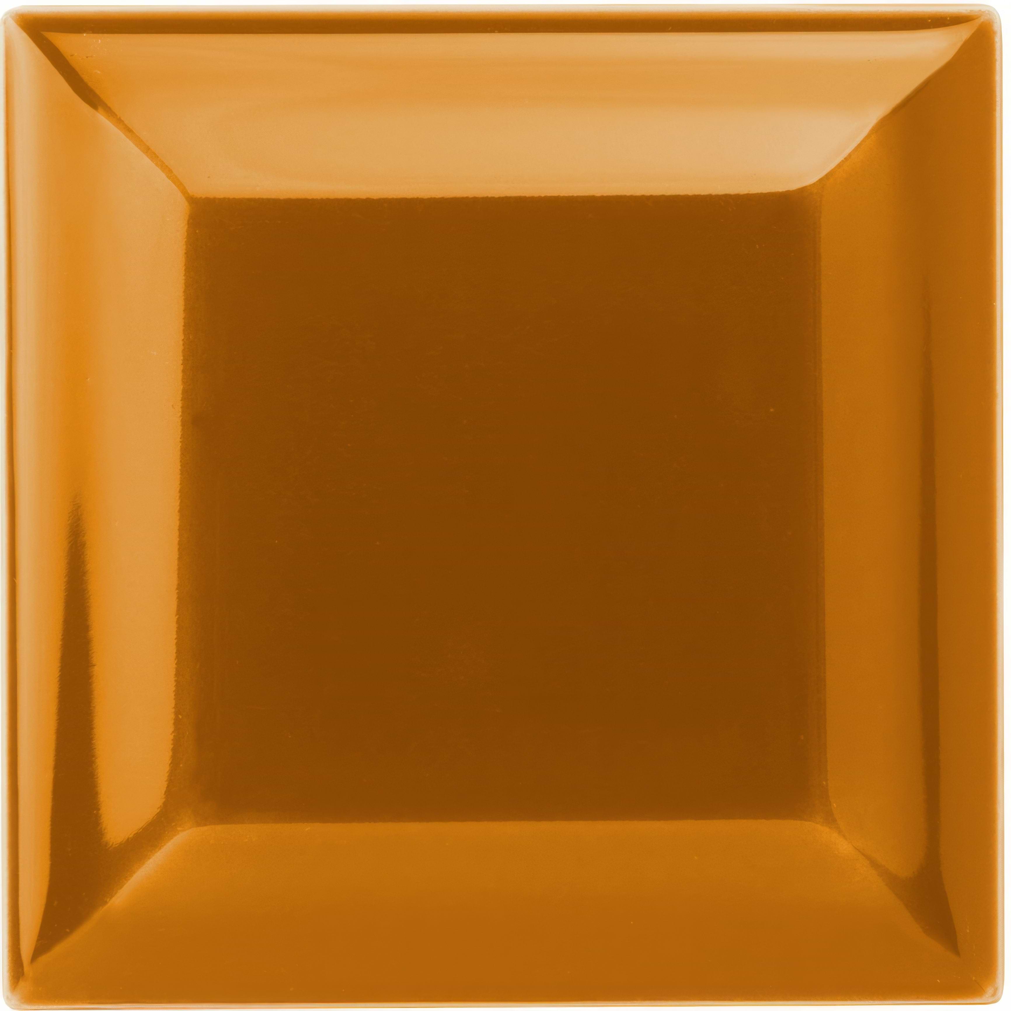 Ochre Metro Bevelled Tile 75 x 75mm