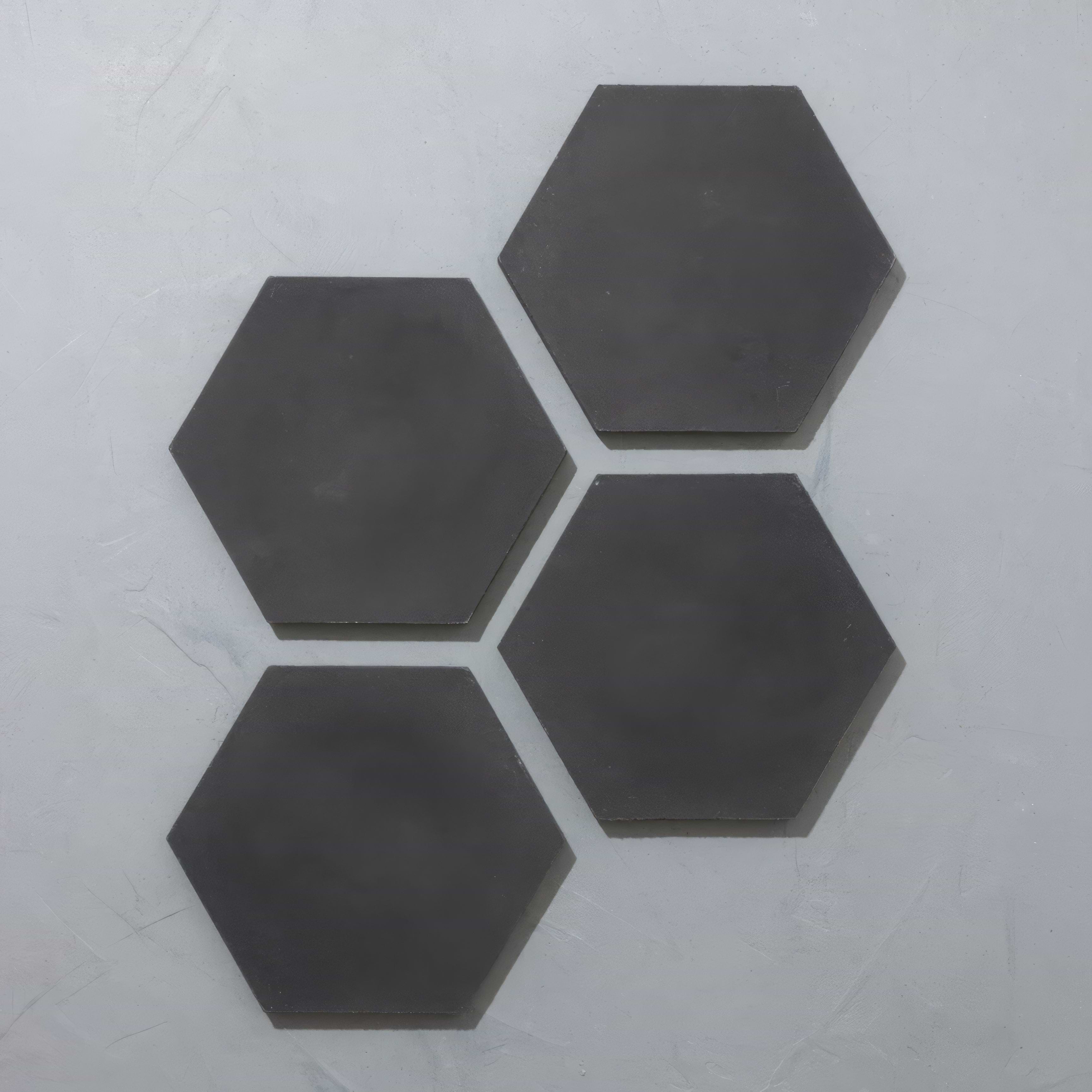 Old Iron Hexagonal Tile - Hyperion Tiles