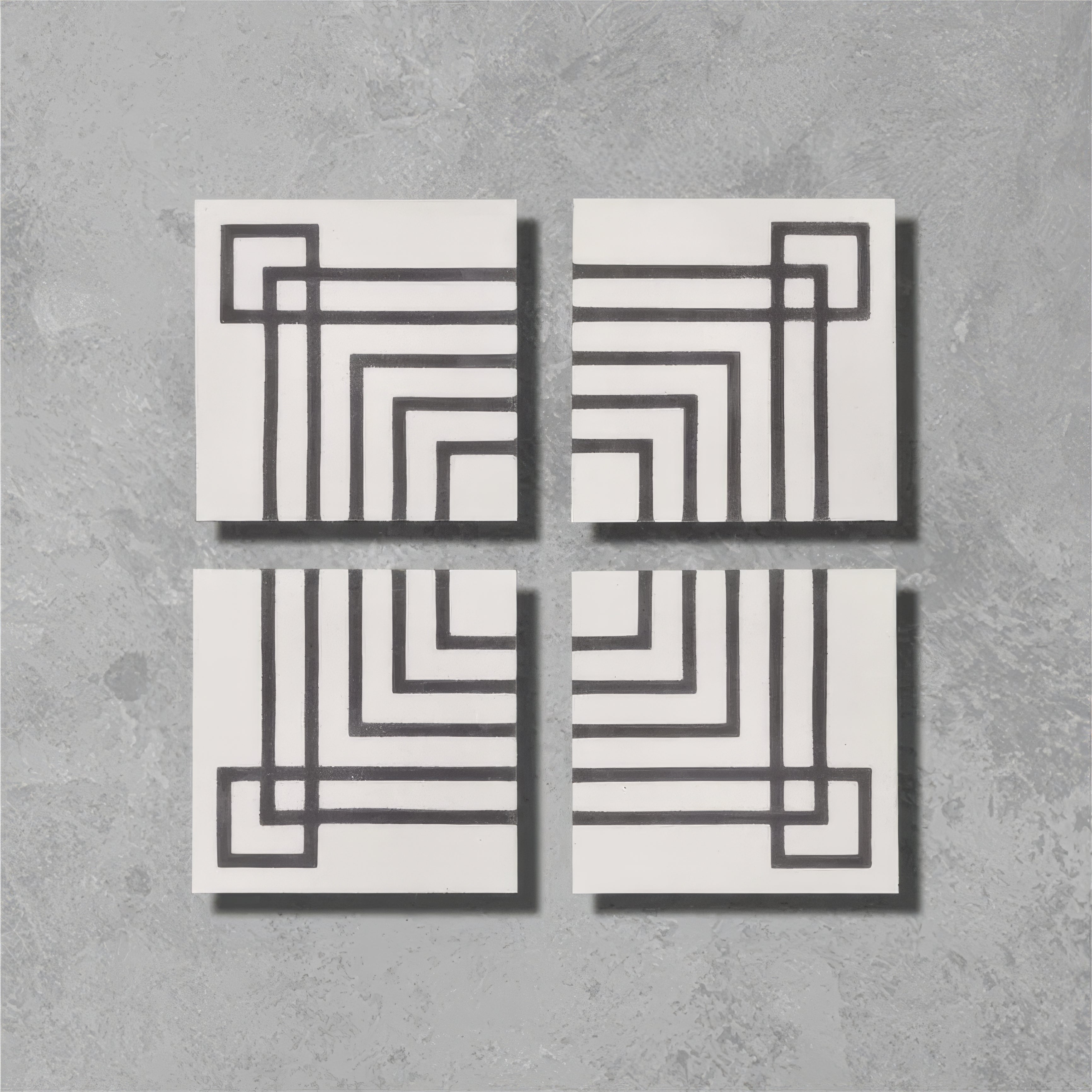 Old Iron Maze Four Tile - Hyperion Tiles