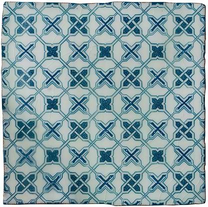 Ormeaux Blue on Mint - Hyperion Tiles