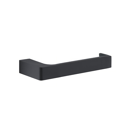 Pirenei Open Toilet Roll Holder – Black - Hyperion Tiles