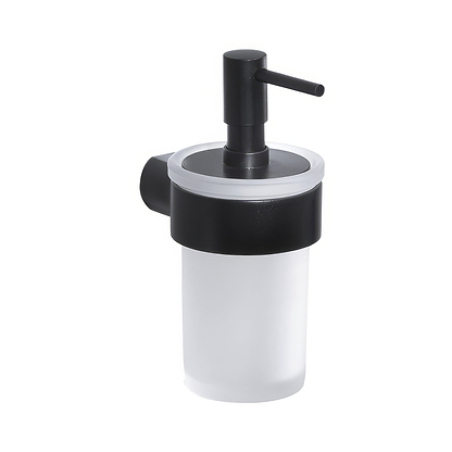 Pirenei Soap Dispenser in black with sleek and modern design