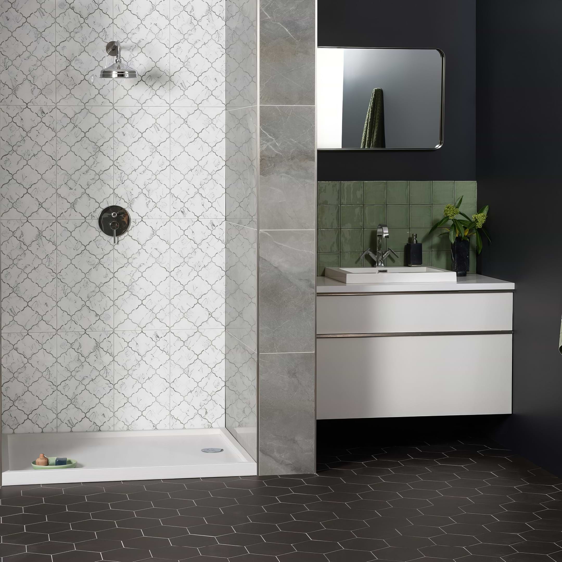 Palazzo Arabo Polished Glazed Ceramic - Hyperion Tiles