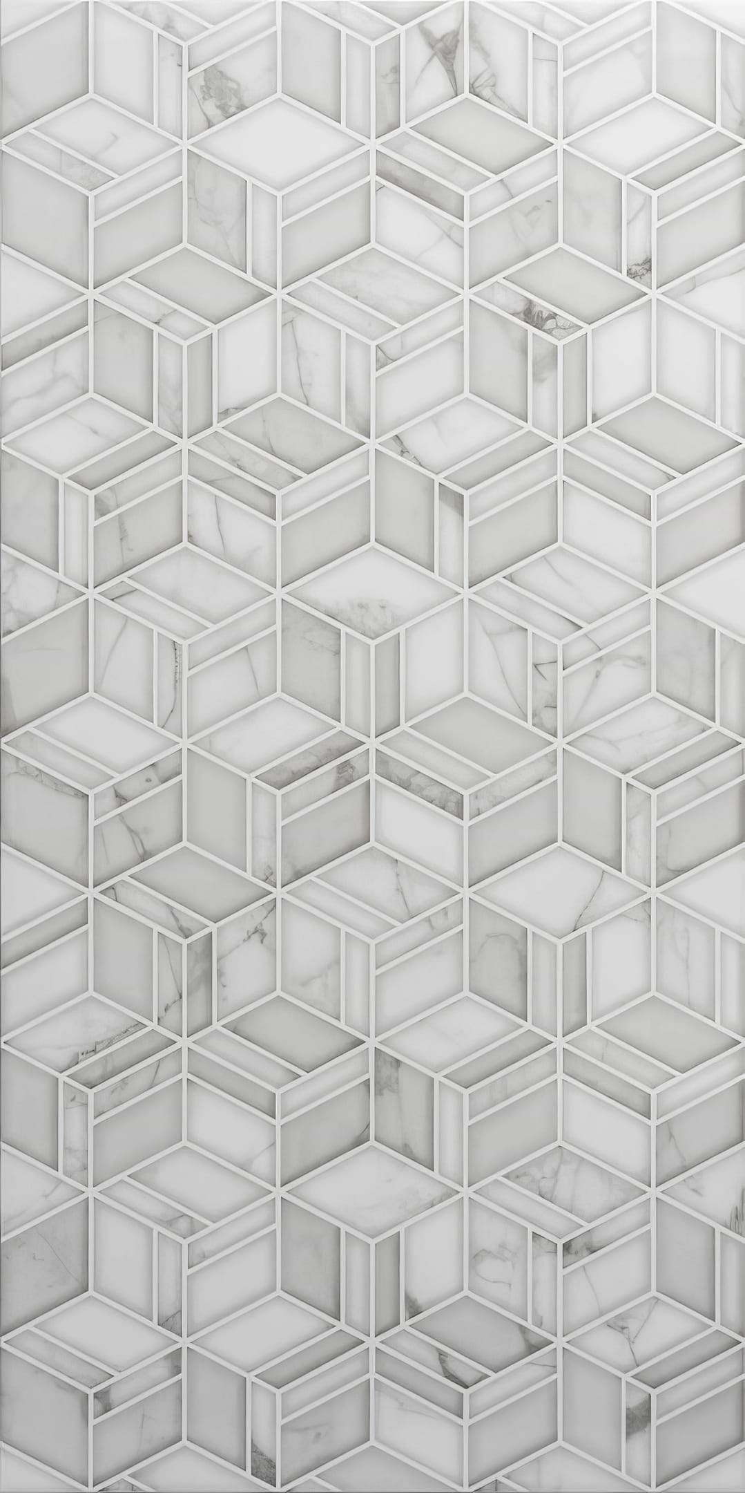 Palazzo Cubo Polished Glazed Ceramic - Hyperion Tiles