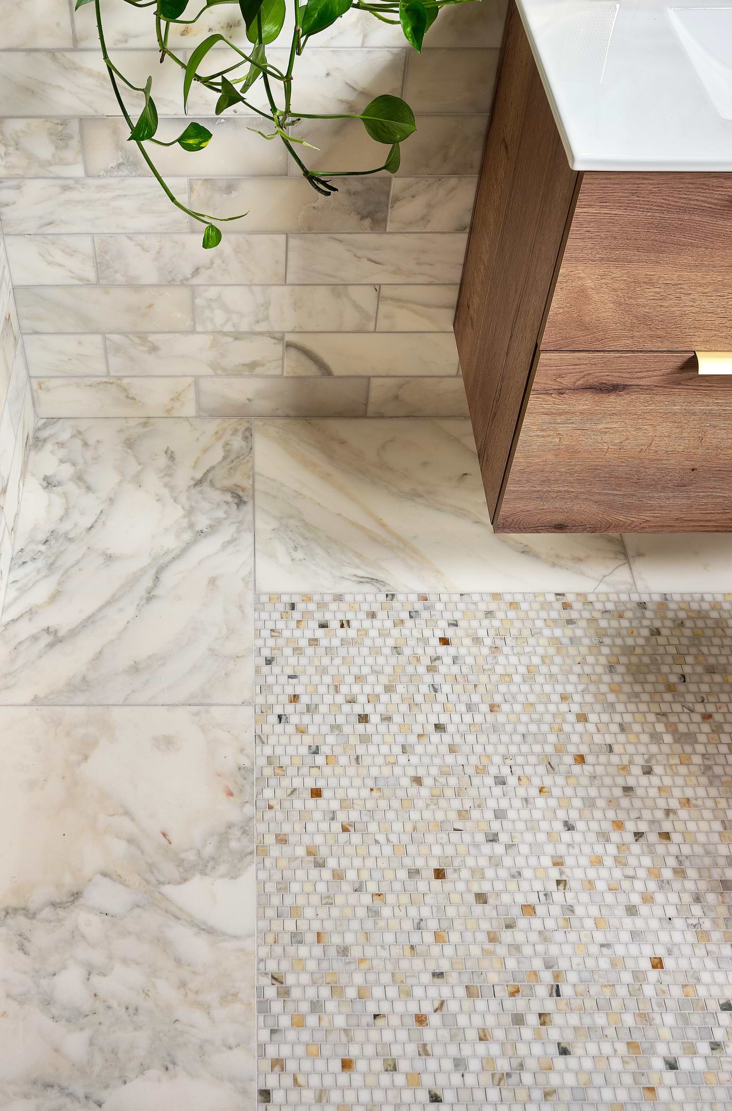 Palazzo Oro Honed Marble 30.5 x 10cm From Hyperion Tiles