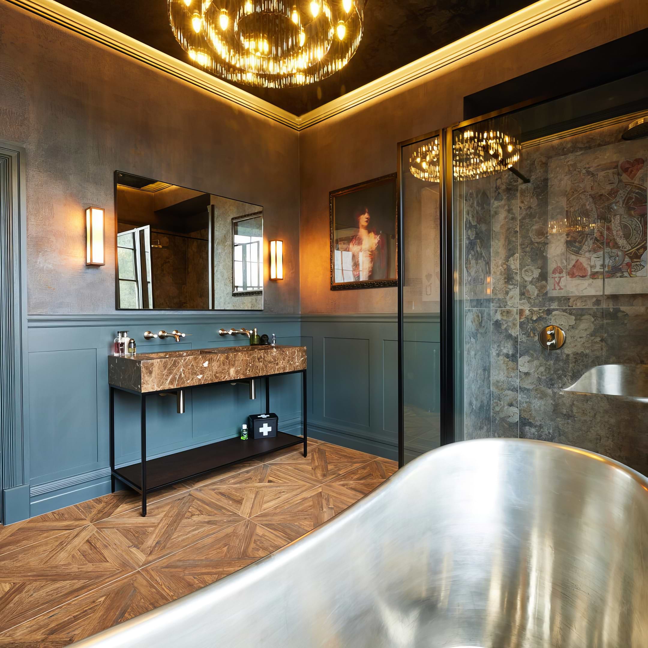 Parquet Brown Tiles - Hyperion Tiles