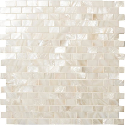 Pearl Brickbond Shell Mosaic - Hyperion Tiles