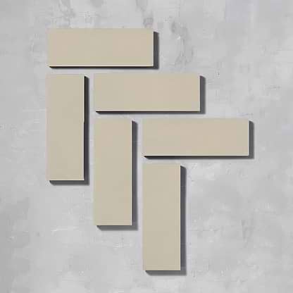 Pearl Herringbone Tile - Hyperion Tiles