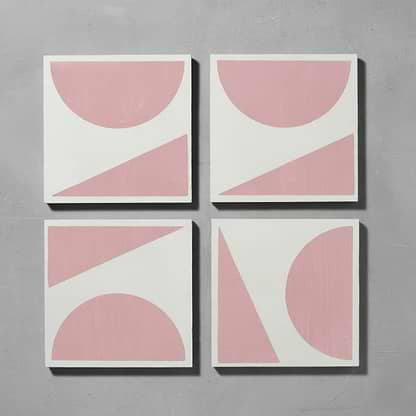 Pink Split Shift Three - Hyperion Tiles